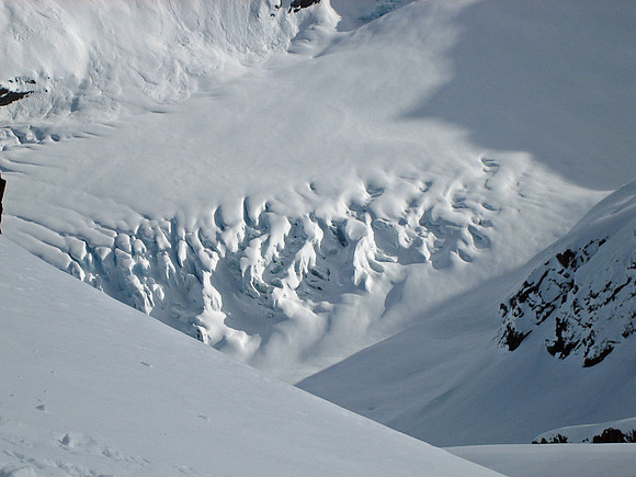 Detail of the Worm Glacier