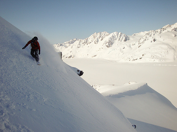 Doug dropping into South Bubby's Island