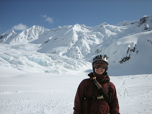 Kathleen with the Ice Box behind