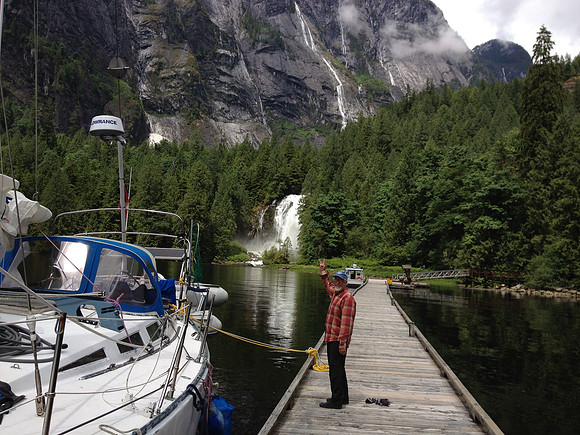 Robb in Princess Louisa, BC