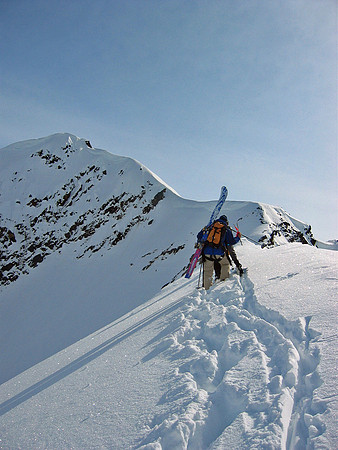 Walking along the top of 'Funkytown'