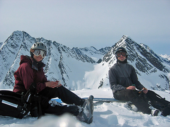 Having lunch on top of 'Dessert'