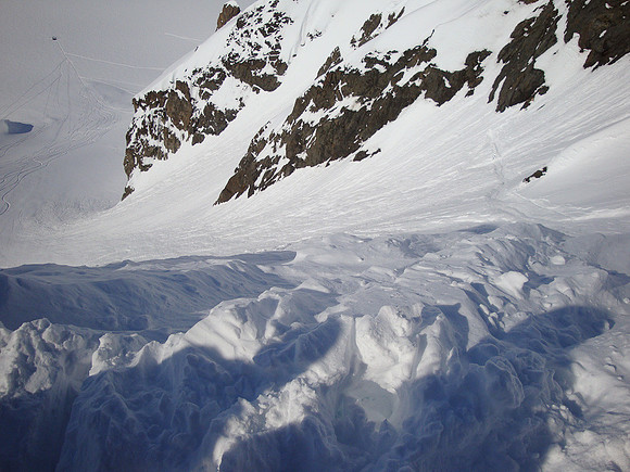 Looking down my next run
