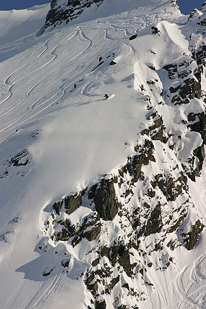 Skiiing the Edge of Scarsdale