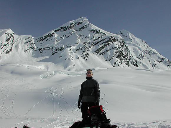 Me with 'Pontoon' in the background
